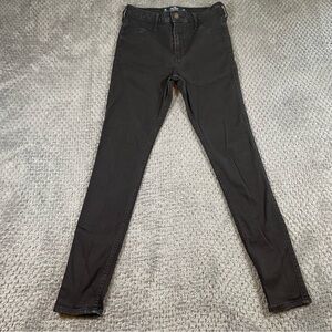 Hollister Jean Leggings Women's Size 5R High Rise Advanced Stretch Jegging Black